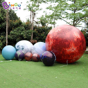 Globos Inflables Luminosos de <span class=keywords><strong>Bingo</strong></span> Advertising con Forma de Planetas, Luna, Sol y Tierra, Globo Lunar Inflable Grande, Luna Inflable Gigante con Luces LED - Product Image 5