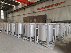 Serbatoio di stoccaggio chimico liquido 304 acciaio inossidabile IBC serbatoio contenitore verticale IBC serbatoio - Product Image 2