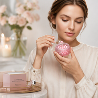 Crème hydratante réparatrice de barrière cutanée à l'acide hyaluronique en capsules, crème hydratante légère et éclatante avec PDRN, Niacinamide
