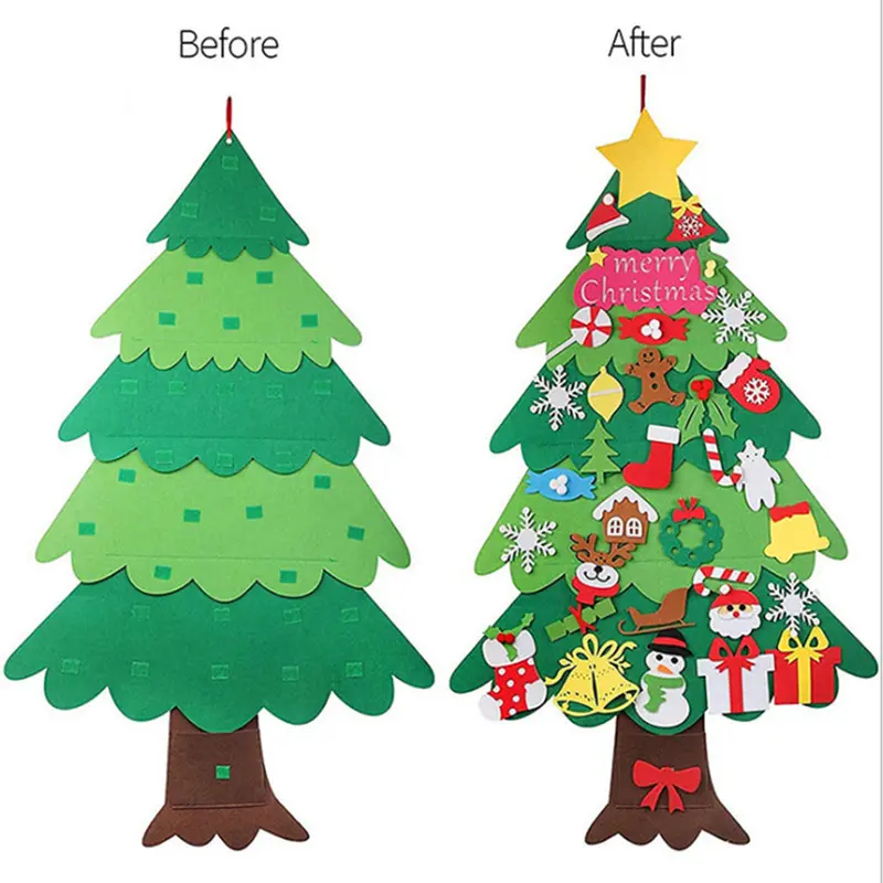 Divertido Festivo: Criando 3D Felt Christmas Tree Ornaments