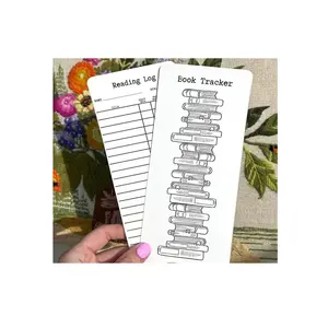 Lista de lectura Marcadores Rastreador Biblioteca Libro Club Tarjeta con borla Página de lectura de la Biblia Diario Registro Libro Marcador Kit de juego a granel - Product Image 1