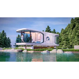 Casas Prefabricadas de Alta Calidad, Casa Contenedor Tipo Cápsula Espacial, Casas Contenedor Modernas para Hoteles en Venta en Kenia, de Baja Altura - Product Image 2