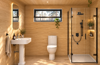 Maisonnette préfabriquée de luxe moderne de 20 pieds sur roues, maison modulaire mobile, villa portable sur remorque pour la vie en plein air, fabriquée en Chine