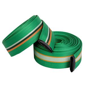 สายดับเพลิงไฟเบอร์กลาสสีเขียวพร้อมแถบสะท้อนแสง ขอบเย็บทนทาน รับน้ำหนักได้ 10-50 กิโลนิวตัน - Product Image 1