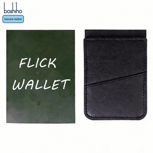 Portefeuille magique Boshiho Flick pour homme et femme, portefeuille minimaliste avec porte-cartes RFID, portefeuille fin en cuir - Product Image 6