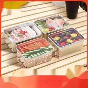 High Quality Cute Japanese-Style Square Stainless Steel Heatable BPA Free Dishwasher Safe <b>Lunch</b> <b>Box</b> Customizable Crisper Bacon - Product Image 6