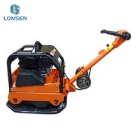 Compacteur à plaque vibrante 90 Hz, vitesse de déplacement de 1,3 km/h pour le compactage du sol et du gravier sur les chantiers de construction