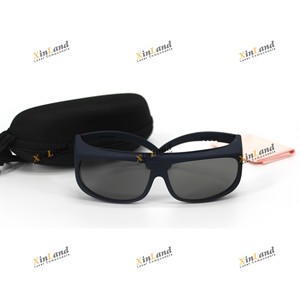 Lunettes de sécurité à monture réglable certifiées CE pour PC 10600nm OD4 + OD6 + OD8 + Lunettes de sécurité laser pour instrument de beauté laser fractionnel CO2 - Product Image 6