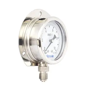 63mm SS international brand exact pressure gauge with flange