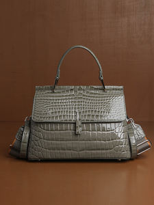 Mifaktory Factory Customized crocodile Pattern Ladies Handbags Fashionable Bright Leather High Quality Shoulder <b>Bag</b> - Product Image 5