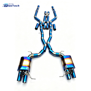 Escape Trasero de Titanio de Alta Calidad para BMW 650i F06 4.4L V8 N63 Valvetronic, Ajuste Directo con Puntas Cuádruples - Product Image 1