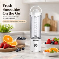 Mixeur Portable Personnalisé OEM/ODM 550ml Rechargeable USB-C, 100% Tritan Sans BPA, pour Smoothies et Jus – Idéal Voyage & Cuisine