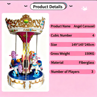 Carrusel Angel para 3 personas
