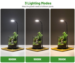 Bàn 7 Wát thời gian mờ Mini USB LED phát triển ánh sáng với tre Board 360 độ xoay không thấm nước & cách nhiệt - Product Image 3