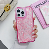 Coque de téléphone à paillettes brillantes Housse de protection époxy de couleur pure pour Motorola Edge 50 Neo 50 Pro 50 Fusion 50 Ultra