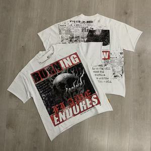 T-shirt a maniche corte in puro cotone lavato vintage con stampa cartoon FIRST ROW STAY CURIOUS EYEBALL FOIL TE, del marchio di moda - Product Image 4