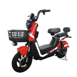 14Inch Electric Bike For Sale With Pedals 2 Seats Scooter Electric City Bike 500W Adult Electric Scooters City Bike Motorcycle