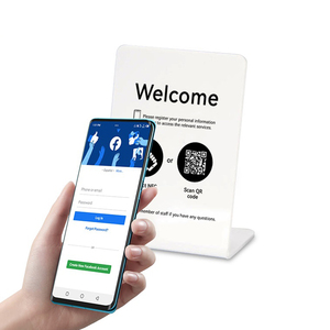 Tùy chỉnh nhà hàng thẻ menu chủ đứng RFID NFC chip 13.56MHz cho thẻ kinh doanh khách sạn sử dụng bảng thanh toán Lều mã <span class=keywords><strong>QR</strong></span> - Product Image 6