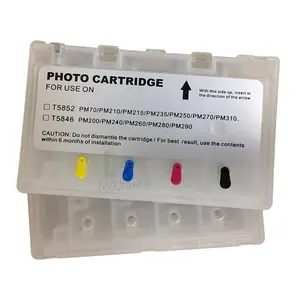 T5846 T5852 Empty Refill Ink Cartridge for EPSON PM225 Compatible Cartridge 1 Piece Hp 60 Ink Cartridge Original Black TT Paypal