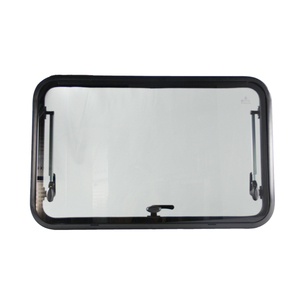 Ventana Abatible de Vidrio Templado para RV, Marco de Aluminio con <span class=keywords><strong>Mosquitera</strong></span> de Malla Fina para <span class=keywords><strong>Autocaravana</strong></span>, Caravana, 800*400 - Product Image 2