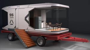 Maison conteneur mobile de <span class=keywords><strong>luxe</strong></span>, capsule spatiale préfabriquée en acier CCS, garantie 2 ans, design moderne pour hôtels et propriétés privées - Product Image 5