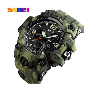 Reloj Deportivo Digital Analógico DFS07, Resistente al Agua, Luminoso, con Alarma, Económico, Color Negro para Hombre - Product Image 2