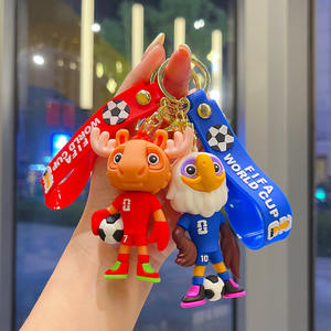 بيع بالجملة ديكورات سيارة بتصميم جديد سلاسل مفاتيح لمحبي العالم - Product Image 2