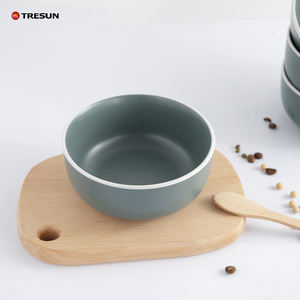 ชามผสมสลัดเซรามิกชามซุปเซรามิกสไตล์เรียบง่ายสำหรับบ้าน - Product Image 3