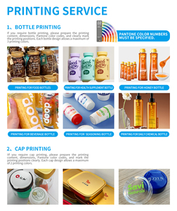 Bouteilles de miel en <span class=keywords><strong>plastique</strong></span> transparent de qualité alimentaire de 200 ml, 250 ml, 350 ml, 550 ml, 700 ml, vides, avec bouchon à clapet jaune - Product Image 6