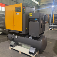 Compresseur d'air à vis AH à faible bruit pour découpe laser, 15 kW, 22 kW, 16 bars, 20 bars, 1,6 MPa, 2 MPa, PM VSD avec réservoir d'air de 500 L, fabriqué en Chine, Guangzhou