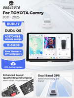DUDUAUTO DUDU7 A7870 AKM7739 DSP QLED 2K 12.8 pouces Autoradio Android pour Toyota Camry 2021-2023