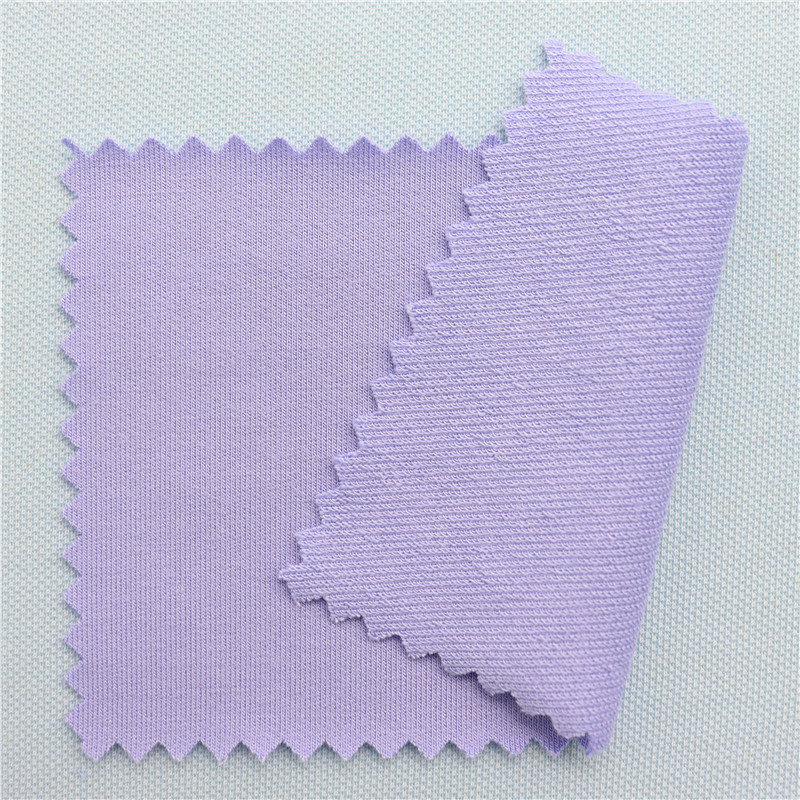 Stock Bamboo Fiber Fabric for Eco-Friendly French Terry Garment Hoodie