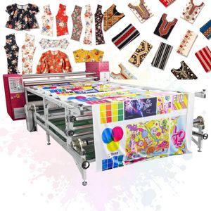 Nueva Máquina de Impresión por Sublimación Semiautomática Rollo a Rollo, Calandra para Vestidos de Poliéster, Prensa Térmica Mecánica, la Mejor - Product Image 1