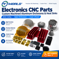 Pièces électroniques certifiées RoHS CE, usinées par CNC |   Boîtiers en aluminium usinés sur mesure et dissipateurs de chaleur à haute efficacité, fabrication en usine