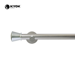 Accessori per Aste per <span class=keywords><strong>Tende</strong></span> in Nichel Opaco da 28mm, Doppi Finali con Staffa in Lega di Alluminio, <span class=keywords><strong>Tende</strong></span> per Finestre, Soggiorno di Lusso - Product Image 5
