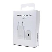 Chargeur Type C 25W, câble Type C vers Type C pour Samsung, charge rapide Type C EU/US/UK pour iPhone Samsung S25 S24 S23 S22 S21