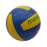 Ballon de volley-ball cousu à la machine, nouveau style, en cuir PVC, taille 5, pour enfants et jeunes, certifié EN71, marque Meersee, personnalisable