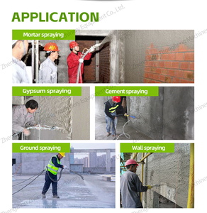 Frequency Motor Mortar Painting Machines 380 v Electric Mortar Spray Machine Plastering Wall Putty <strong>Plaster</strong> with <strong>Mixer</strong> - Product Image 6