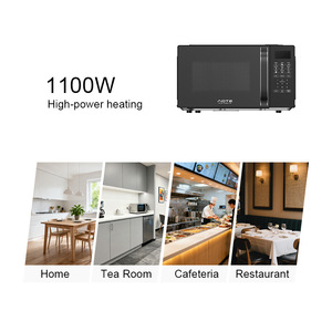 <span class=keywords><strong>Four</strong></span> à <span class=keywords><strong>micro</strong></span>-<span class=keywords><strong>ondes</strong></span> Aotee standard européen transfrontalier avec plateau tournant pour usage domestique, 20L, chauffage visible - Product Image 4