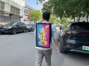 Bán buôn quảng cáo Ba lô Led Con người đi bộ biển quảng cáo Ba lô lightbox biển quảng cáo walkpack biển quảng cáo - Product Image 4