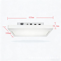 Sistema de Techo RFID UHF 860-960MHZ, Lector de Detección RFID, Alcance de Lectura de 4 Metros, Anti-robo y Gestión de Inventario para Comercio Minorista