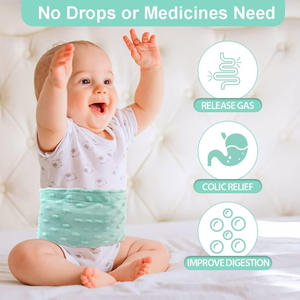 Faja Abdominal para Bebés con Semillas de Lino, Envoltura Térmica para el Vientre, Almohadilla Térmica Calentable en Microondas o Manualmente, Calor Relajante, Alivio Natural para el Estómago - Product Image 5