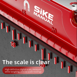 ميزان تسوية مغناطيسي من سبائك الألومنيوم عالي الدقة، أداة قياس للبناء والتشييد، مسطرة تسوية - Product Image 4