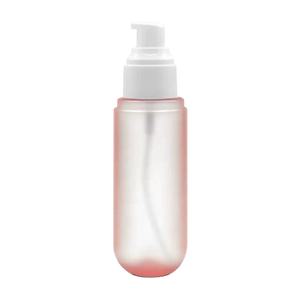 Venta al por mayor 60ml/80ml cápsula Rosa PET botella de plástico bomba de loción para champú desmaquillador crema de manos aceites de masaje pelucas rubor - Product Image 1