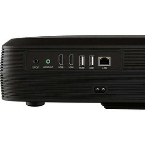 Projecteur vidéo intelligent laser 4K à ultra courte focale pour la maison, 2500 ANSI, DLP, Wi-Fi, Bluetooth, haut-parleur musical, Proyector Str-ust20, 4K natif - Product Image 1