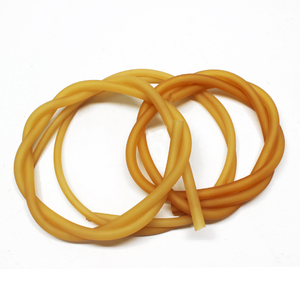 Tubulação De Látex De Borracha Natural 3mm Id e 3.4mm Látex <span class=keywords><strong>Rubber</strong></span> Band Tubo Slingshot