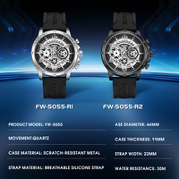 Montre à quartz multifonctionnelle lumineuse et résistante à l'eau pour homme, tendance et sportive, nouvelle collection Mark Fairwhale, vente en gros FW-5055