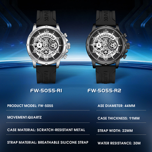 Mark Fairwhale New Arrival Fashion Trendy <strong>Sporty</strong> <strong>Mens</strong> Multifunctional Luminous Water Resistant Quartz <strong>Watch</strong> Wholesale FW-5055 - Product Image 6