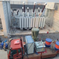 Transformador de excitación sumergido en aceite de 4kVA-1000kVA, unidad de excitación de voltaje ajustable, alta precisión 1%, ISO 9001, 1 año de garantía