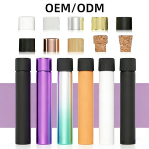 Tubo de Vidrio Personalizado con Logotipo, Tamaño King Size 120mm 125mm, Tubo de Vidrio a Prueba de Niños, Envase de Vidrio para Flores - Product Image 6